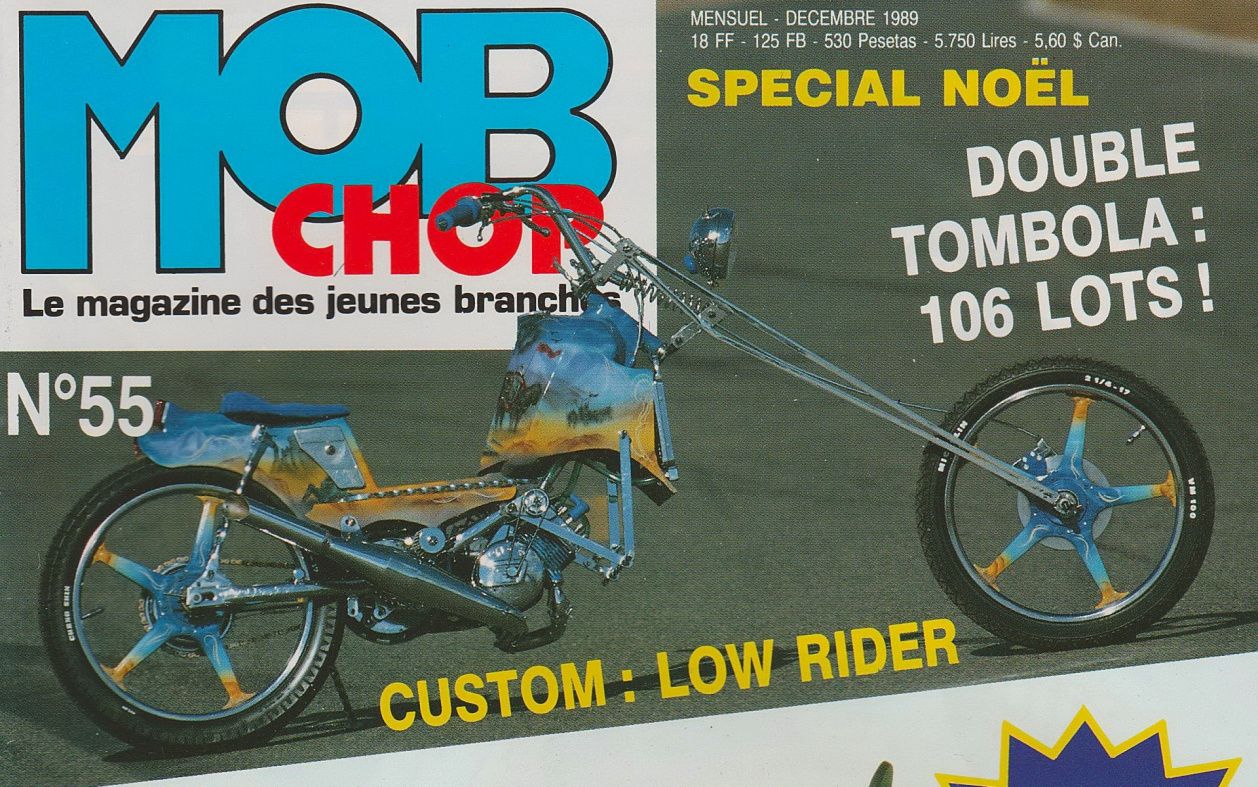Peugeot 103 Low-Rider Show, MobChop 55 déc 1989
